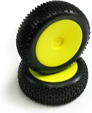 Produktbild Carisma GT14B Neon Yellow Standard Pre-Glued Front Tire 14676