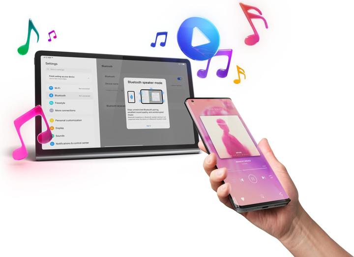 Actual product image Lenovo Tab Plus (WLAN only, 11.50", 128 GB, Luna Grey)