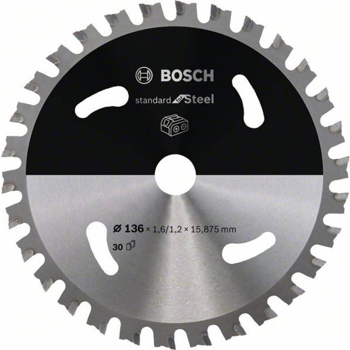 Bosch Professional Zubehör PRO Steel cordless Kreissägeblatt, 136 x 1,6 x 15,875 mm