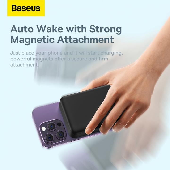 Productafbeelding Baseus Powerbank Magnetic Mini 20000mAh 20W (zwart) (20000 mAh, 20 W, 74 Wh)