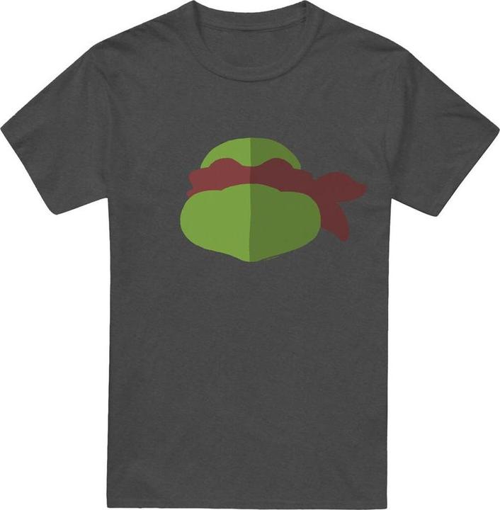 Actual product image Teenage Mutant NT Unisex Adult Raphael Face T-Shirt (XXL)
