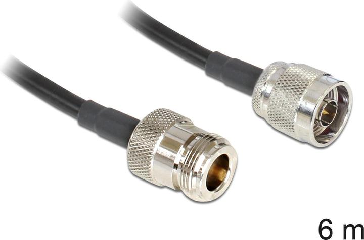 Delock N male to N female, 6m (0.93 dB, Antenna cable)