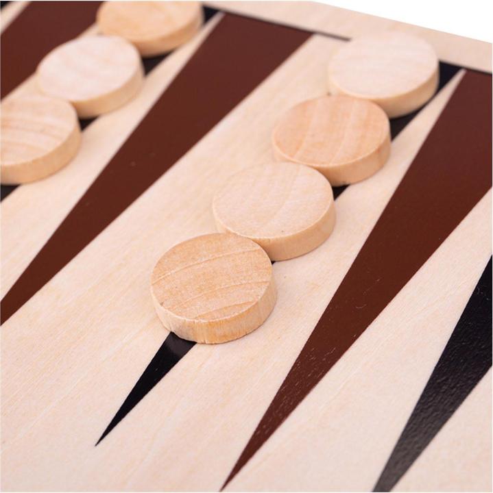 Produktbild Bigjigs Backgammon Brettspiel aus Holz