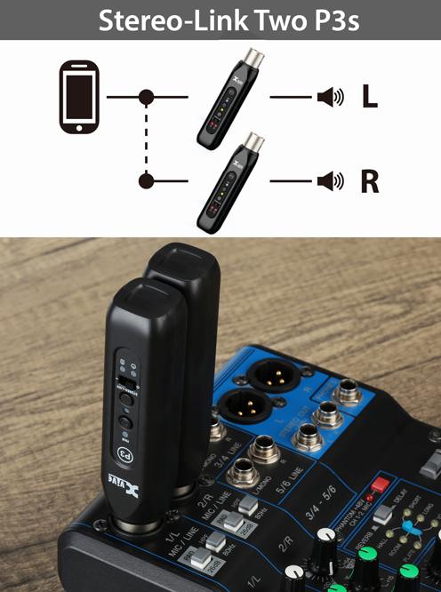 Actual product image Xvive P3 Bluetooth Audio Receiver Set (Receiver)