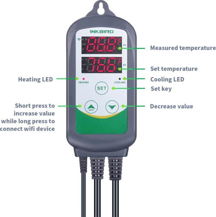 Produktbild Inkbird ITC-308-WiFi Temperaturregler