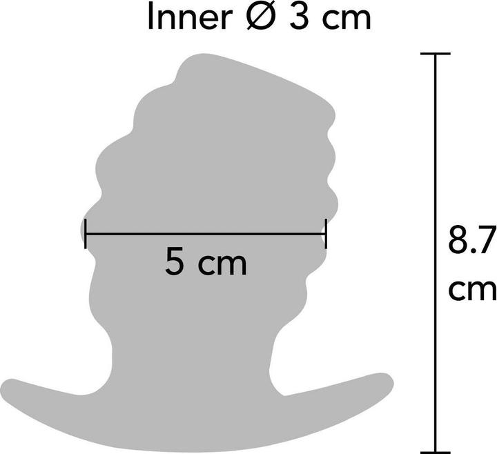 Actual product image Hidden Desire Extreme Invader Open Plug Large