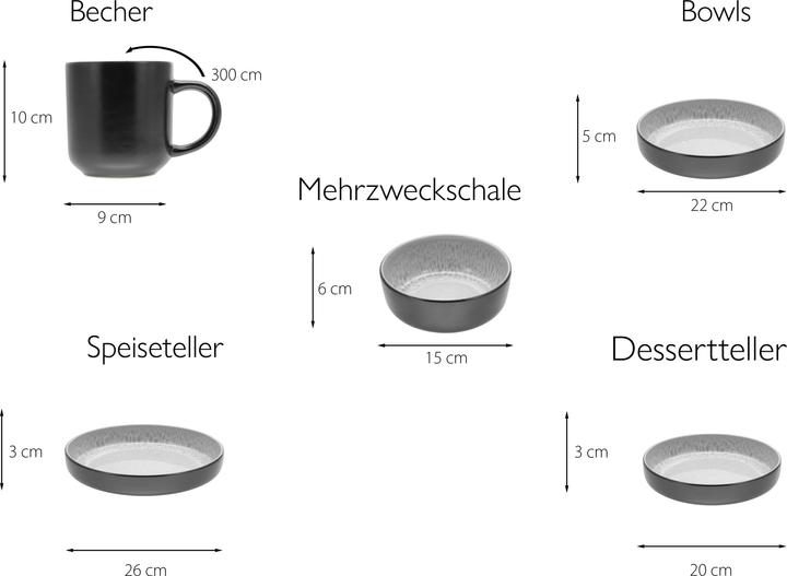 Produktbild CreaTable Nordic Fjord (10 Stück)