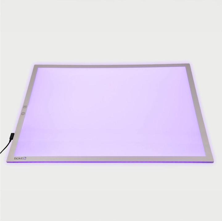 TickiT Light panel with color change for children - rectangular A2 - (size 63.5 x 46 cm)