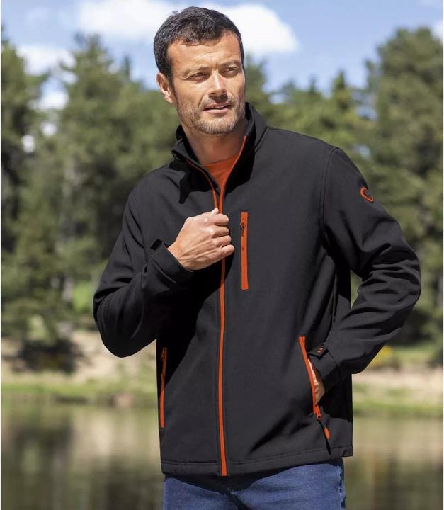 Image du produit Atlas For Men Veste à coquille souple imperméable pour homme (XL)