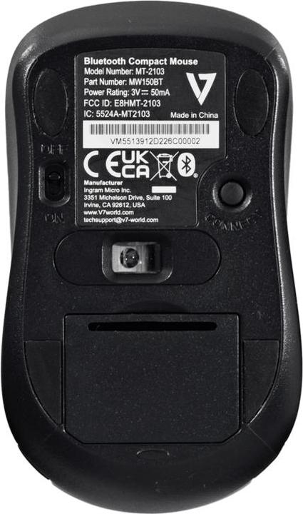 Actual product image V7 Bluetooth Compact Mouse (Wireless)