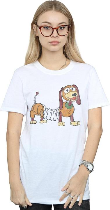 Actual product image Disney Womens/Ladies Toy Story 4 Slinky Pose Cotton Boyfriend T-Shirt (L)