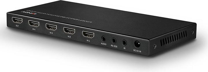 Produktbild Lindy 4 Port HDMI 2.0 18G Switch with Audio