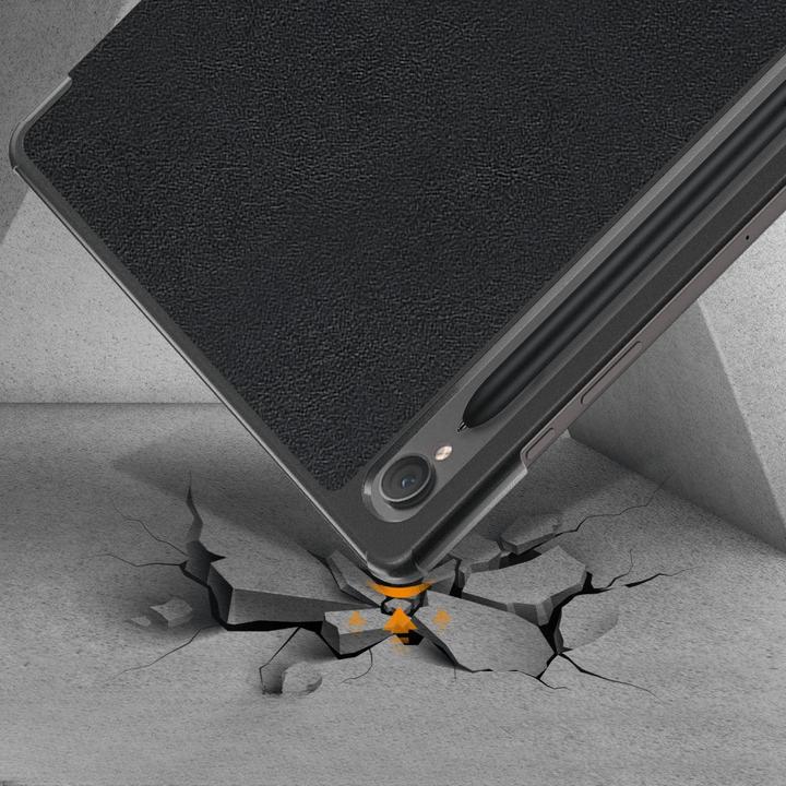 Actual product image Cover-Discount Galaxy Tab S9 - Tri-fold Smart Case black (Galaxy Tab S9)
