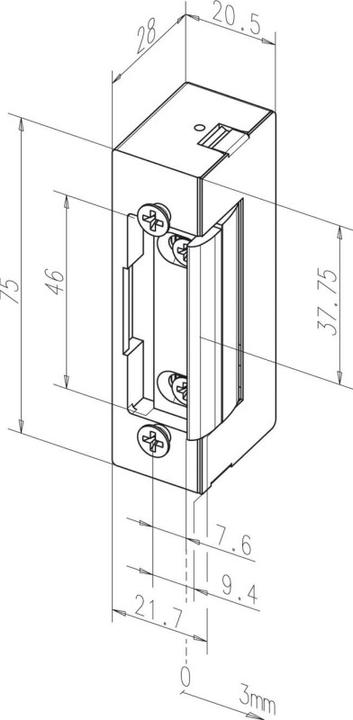 Immagine prodotto Assa Abloy Apriporta elettrico senza forellino.24V 17E---------F (Interno)