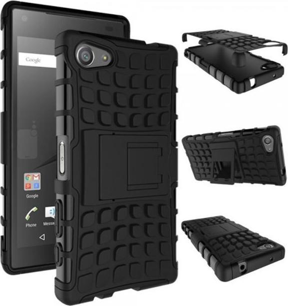 Immagine prodotto Robusta custodia in plastica rigida con cavalletto (Sony Xperia Z5 Compact)