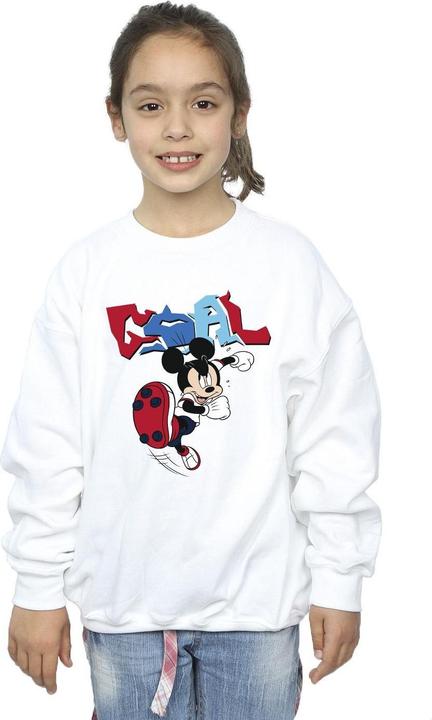 Produktbild Disney Mickey Mouse Goal Striker Pose Sweatshirt Mädchen (140, 146)
