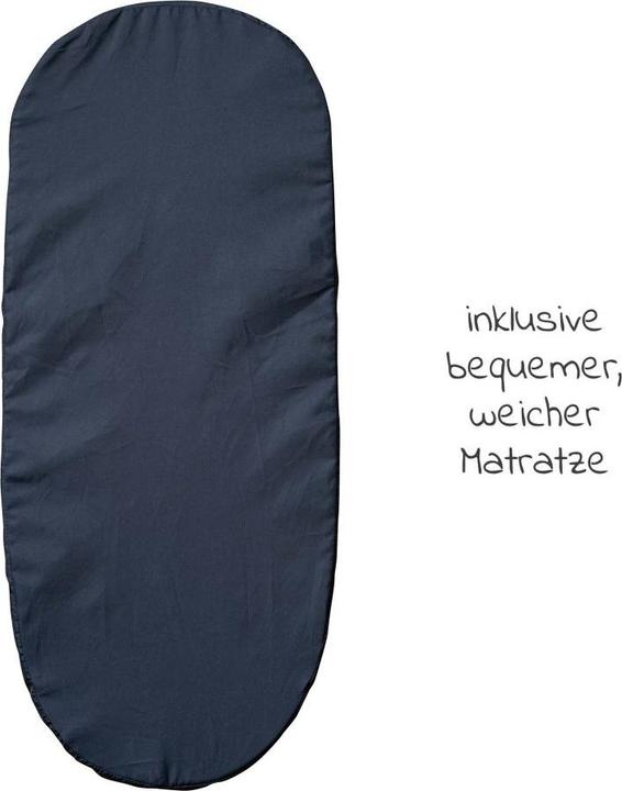 Actual product image ABC Design Pushchair attachments carrycot for Buggy Flash - Woven Graphite