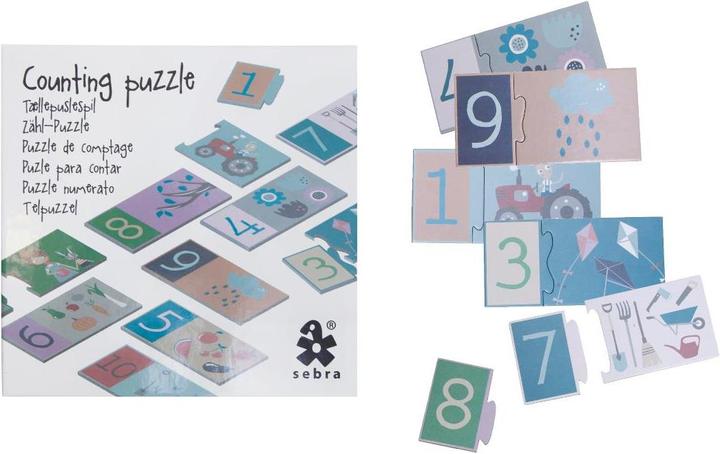 Produktbild Sebra Puzzle Farm mit Zahlen