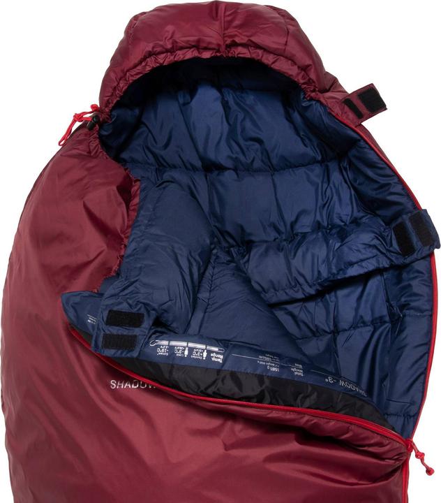 Produktbild Deuter Shadow -3° Mumienschlafsack (Farbe: 5322 maron/navy, RV links) (180 cm)