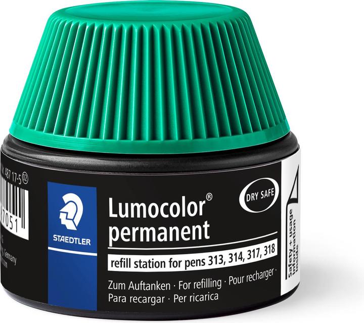 Actual product image Staedtler LUMOCOLOR REFILL STATIONS - Refill ink (Green, 4 x)