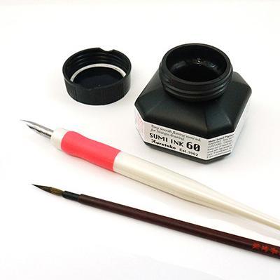 Image du produit Kuretake Encre de Chine Sumi Ink (Encrier, Noir)
