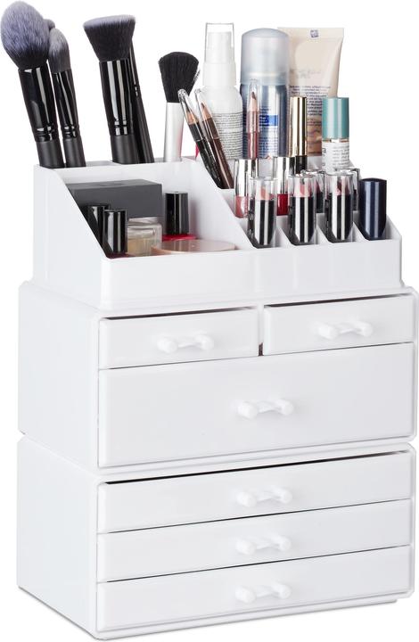 Actual product image Relaxdays Cosmetic Organiser with 6 Drawers