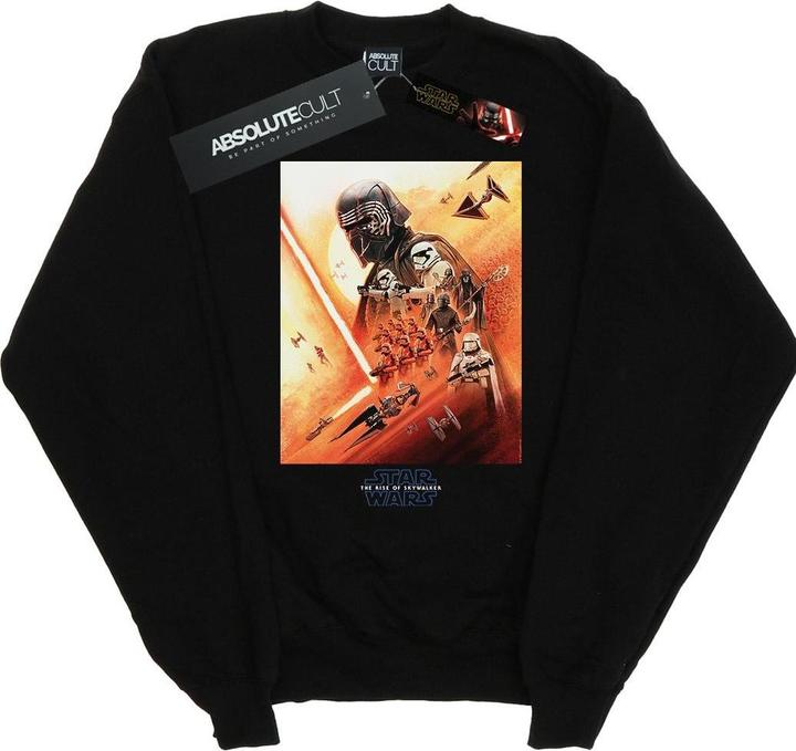Actual product image Star Wars Mens First Order Poster Sweatshirt (M)