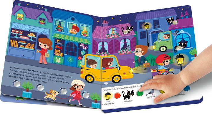Produktbild Ravensburger Mein grosses Lichter-Wimmelbuch: In der Nacht (Deutsch)