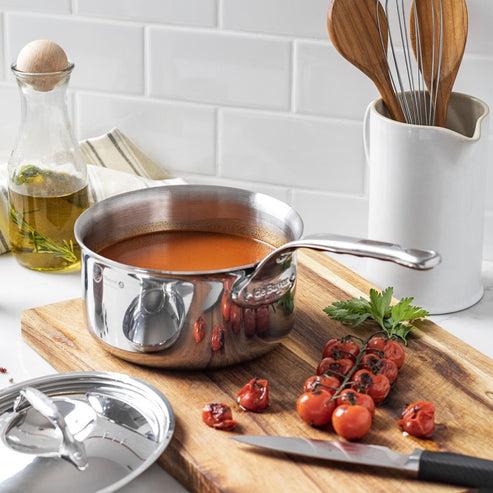 Image du produit de Buyer Casserole Affinity avec couvercle à induction (16 cm, Casserole, Acier inoxydable)