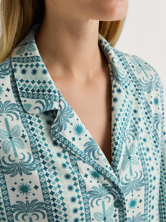 Produktbild Calida Spring Flower Dreams Pyjama, durchgeknöpft (XS)