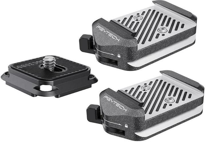 Image du produit Pgytech Quick Release Clamp Arca-Type V2 Set (Trépied Plaque de changement rapide)