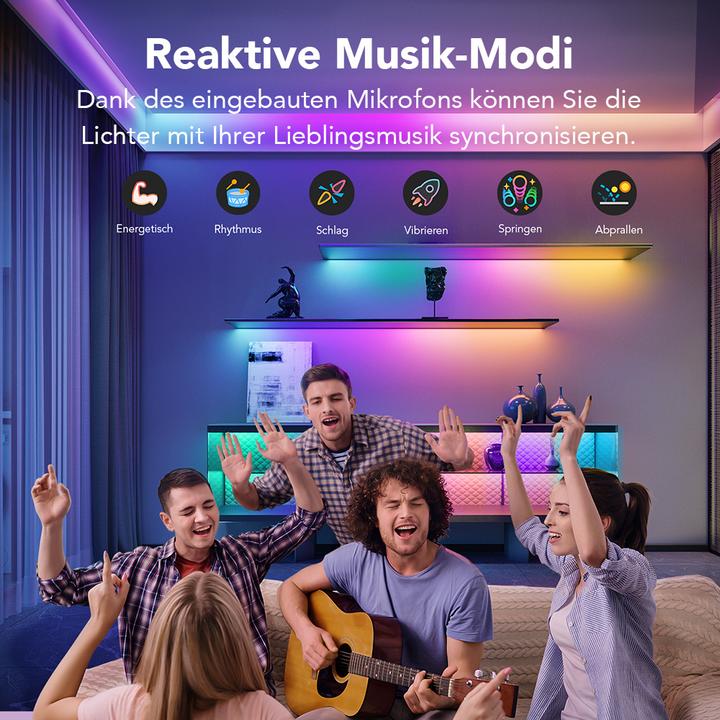Actual product image Govee RGBIC LED Strip Light (RGBIC, 300 cm, Indoor)