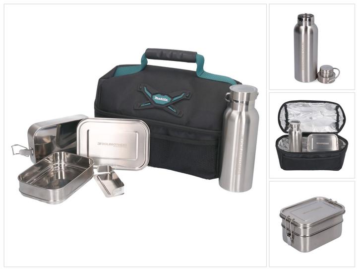 Makita Toolbrothers lunch pack with insulated bag + Toolbrothers Fan stainless steel lunch box 1340