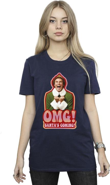 Produktbild Elf Santa's Coming TShirt (L)