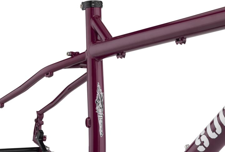 Actual product image Surly Ogre MTB Frame Kit, 27.5+/29", purple