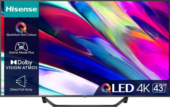 Immagine prodotto Hisense TV 43A7KQ (43", A7K, QLED, UHD, 2023)