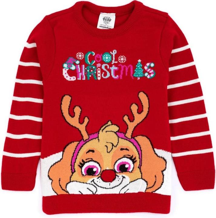 Paw Patrol Skye gestrickter Weihnachtspulli