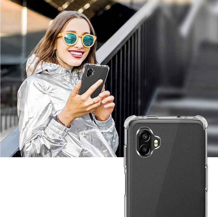 Actual product image Screenguard Samsung Galaxy Xcover6 Pro Case Crystal Soft Airbag Bumper (Samsung Galaxy XCover 6 Pro)