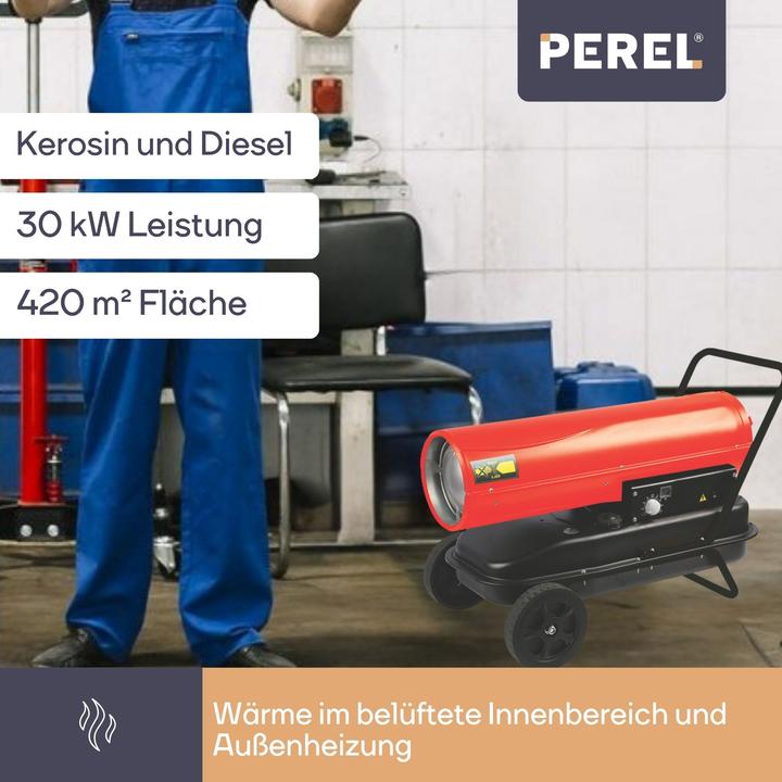 Actual product image Perel DIESEL SPACE HEATER - 30 kW (8792.13 W)