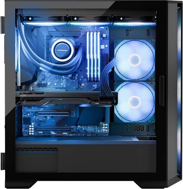 Produktbild Modecom Horizon ARGB czarna (Mini-ITX, mATX, E-ATX)