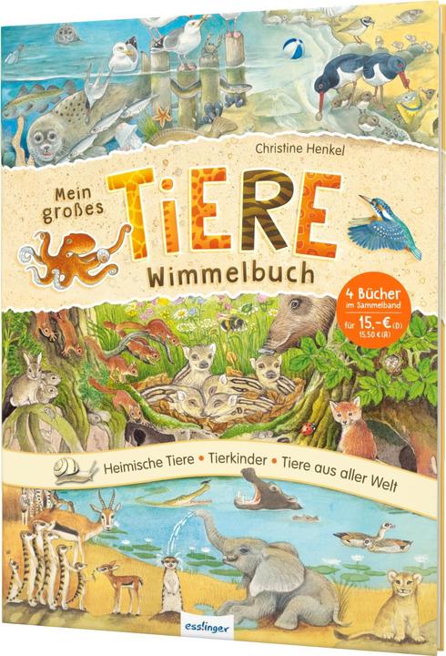 Produktbild Mein grosses Tiere-Wimmelbuch (Deutsch, Christine Henkel, 2021)