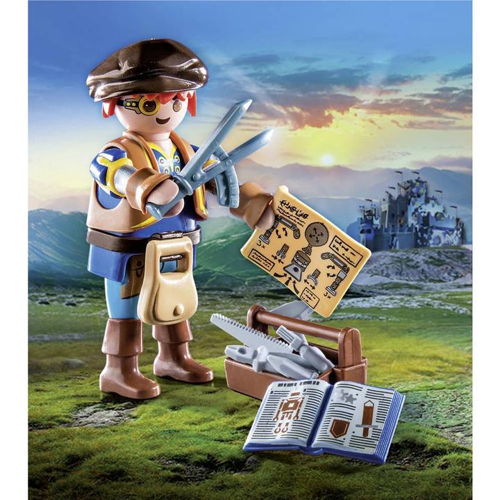 Actual product image Playmobil 71302 Novelmore - Dario with tools (71302, Playmobil Novelmore)
