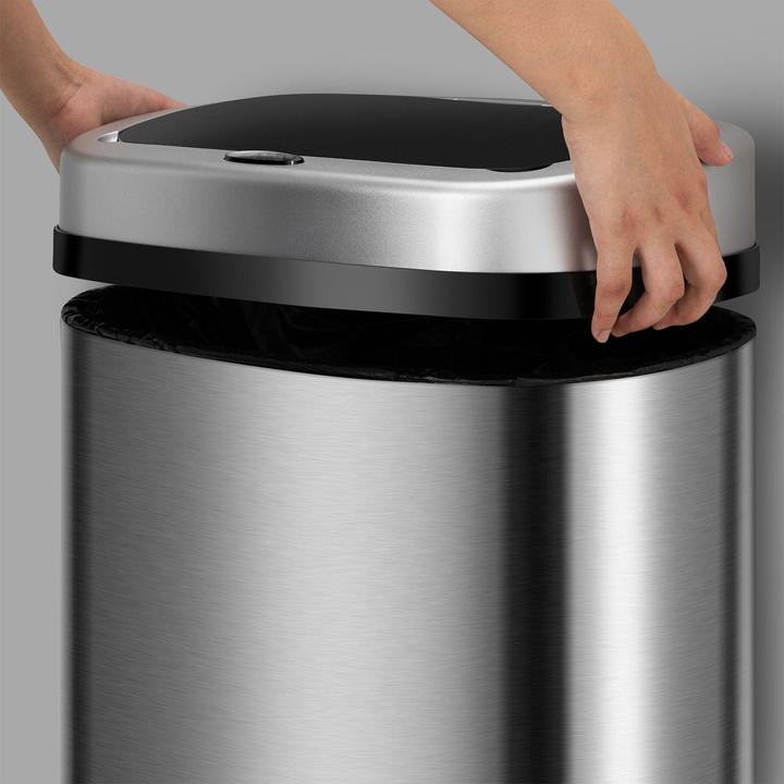 Actual product image Juskys Automatischer Mülleimer mit Sensor (50 l)