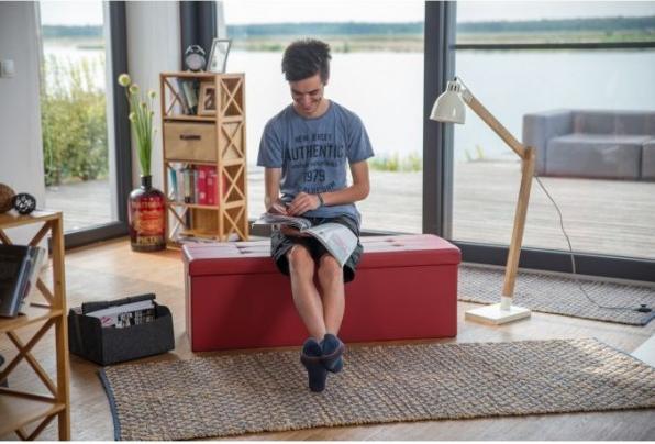 Produktbild Relaxdays Faltbare Sitzbank (114 cm)