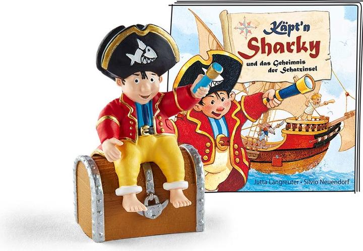 Actual product image Tonies Audio book Tonie - Captain Sharky and the secret of Treasure Island (German)