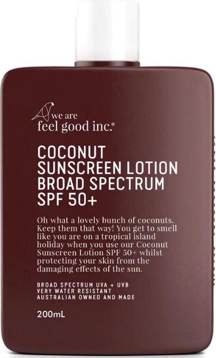 Image du produit We Are Feel Good We Are Lotion solaire à la noix de coco SPF50 (Lotion solaire, SPF 50, 200 ml)
