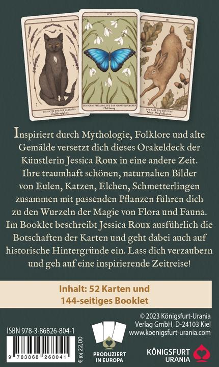 Actual product image Woodland Wardens: 52 Orakelkarten mit Booklet (German, Jessica Roux, 2023)
