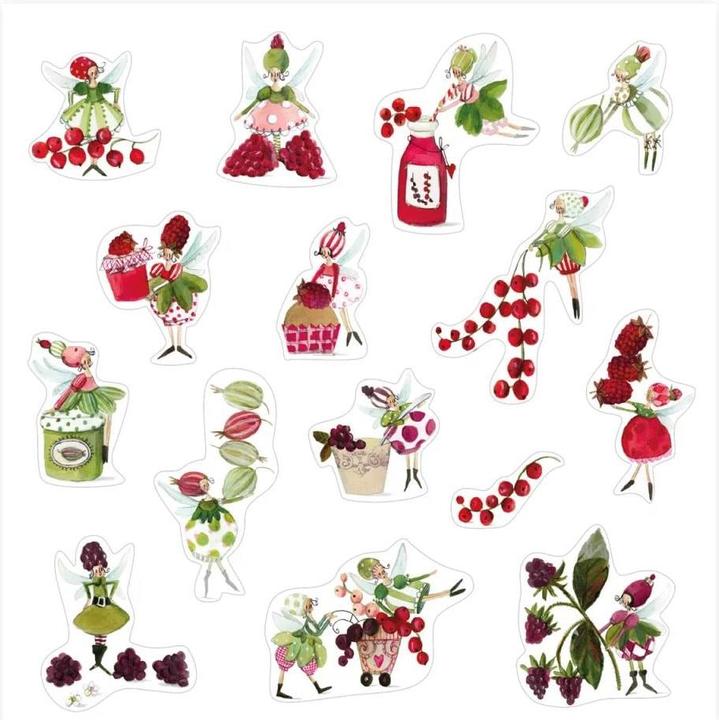 Actual product image Grätz Motif sticker 15.5 x 15.5 cm, 8 pages, motif: elf