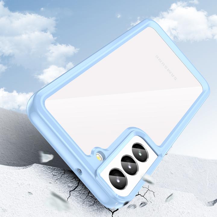 Actual product image Hurtel Outer Space Case for Samsung Galaxy S23 cover with a flexible frame blue (Samsung Galaxy S23+)
