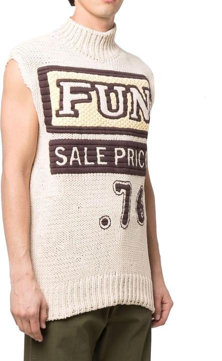 Immagine prodotto Jil Sander Slogan Print Vest Pullover (48)